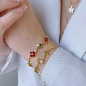 Gold Floral Bracelet
